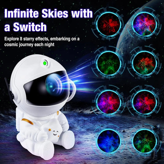 Estrela projetor galáxia luz da noite astronauta espaço projetor estrelado nebulosa teto lâmpada led para o quarto casa decorativa crianças presente